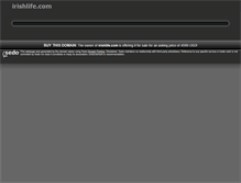 Tablet Screenshot of irishlife.com